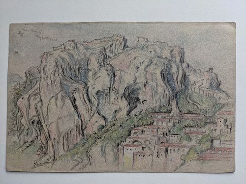 Near Amalfi, May 21st 1904”  The flanks of Antelao, from Misurina, July 11, 1904 — Samuel Colman