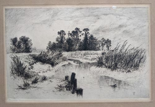 Passaic Meadows (In the Newark Meadows) 1 — Thomas Moran